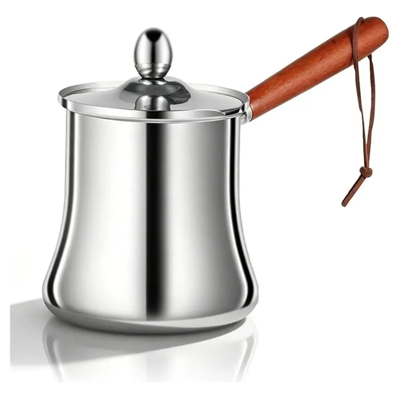 ABUG-Turkish Coffee Pot & Moka Pot, 720Ml, Stainless Steel Turkish Coffee Pot, Arabic Coffee Pot, Milk Pot, Greek Coffee Pot
