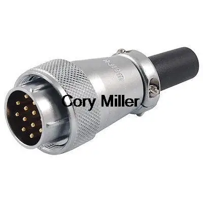 AC 500V 10A 12 Pins Aviation Navigation Connector Coupler Plug
