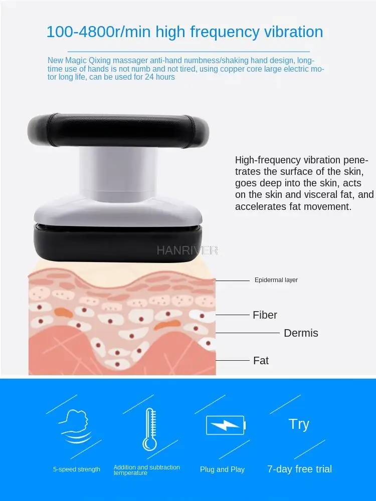 Handheld vibration massager massager multi-function body salon ovarian maintenance equipment