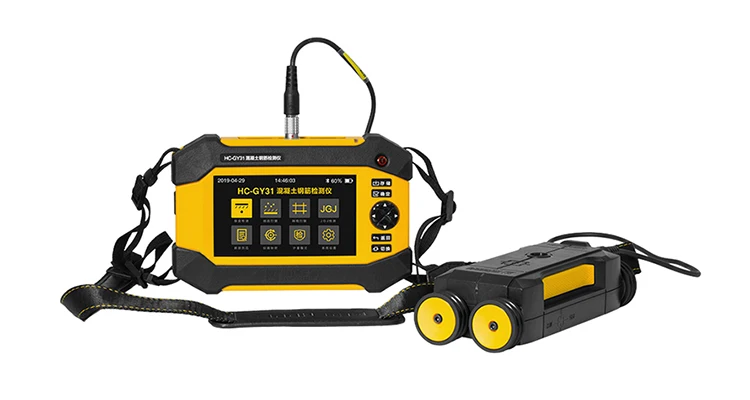 Высокоточный детектор арматуры по бетону, металлический тестер арматуры NDT, локатор, сканер