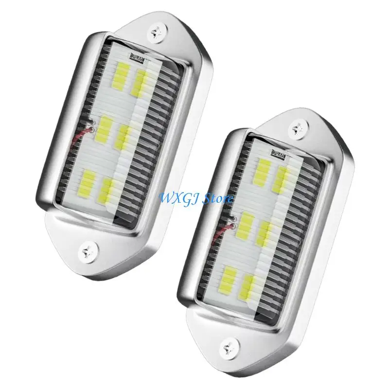 37JE License Plate Light Easy Installation Metal Plastic For Commercial Vehicles
