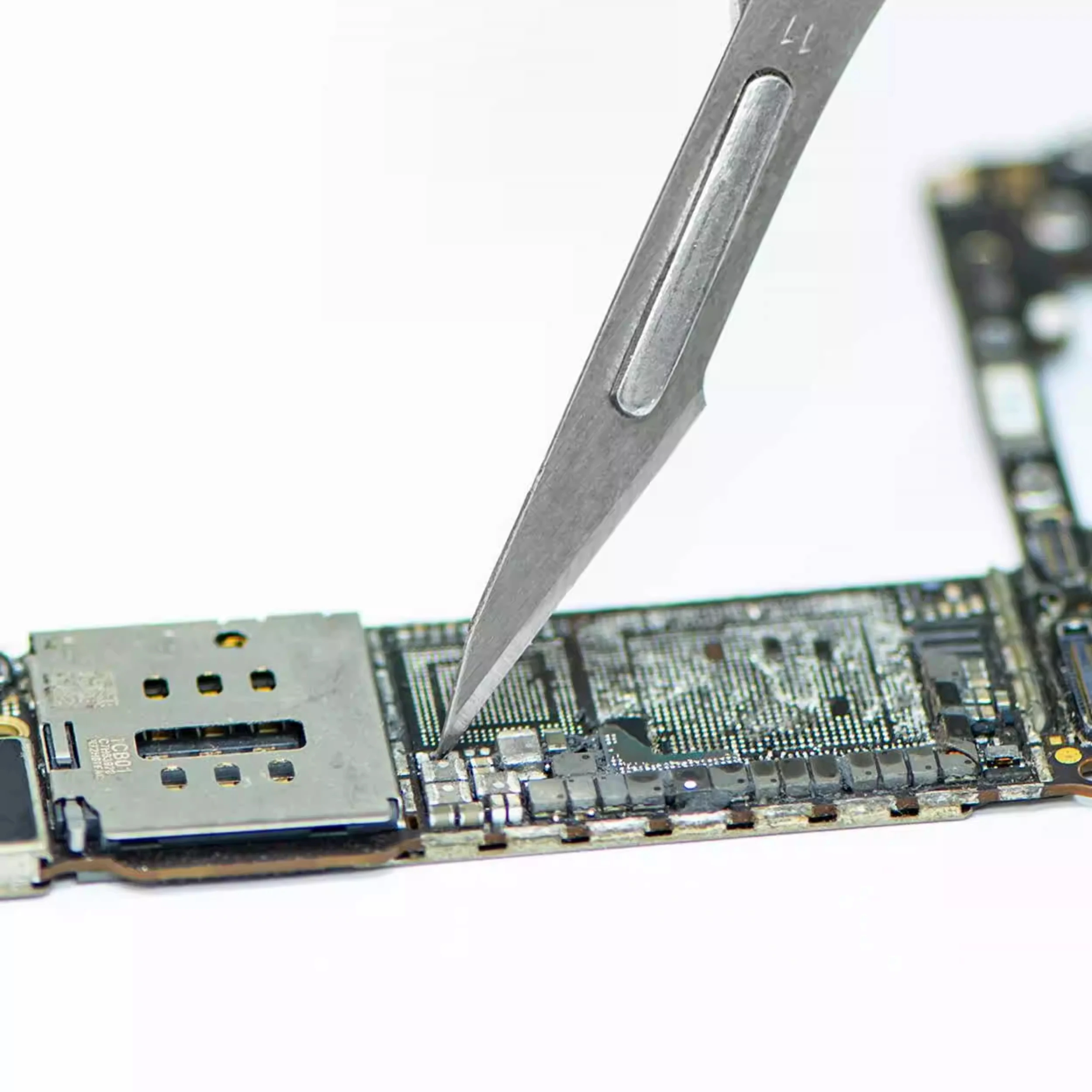 Glue Scraping Carving Blade YCS #11 100Pcs for Mobile Phone Maintenance High Precision IC Chip CUP Engraving Repair Sharp Blades