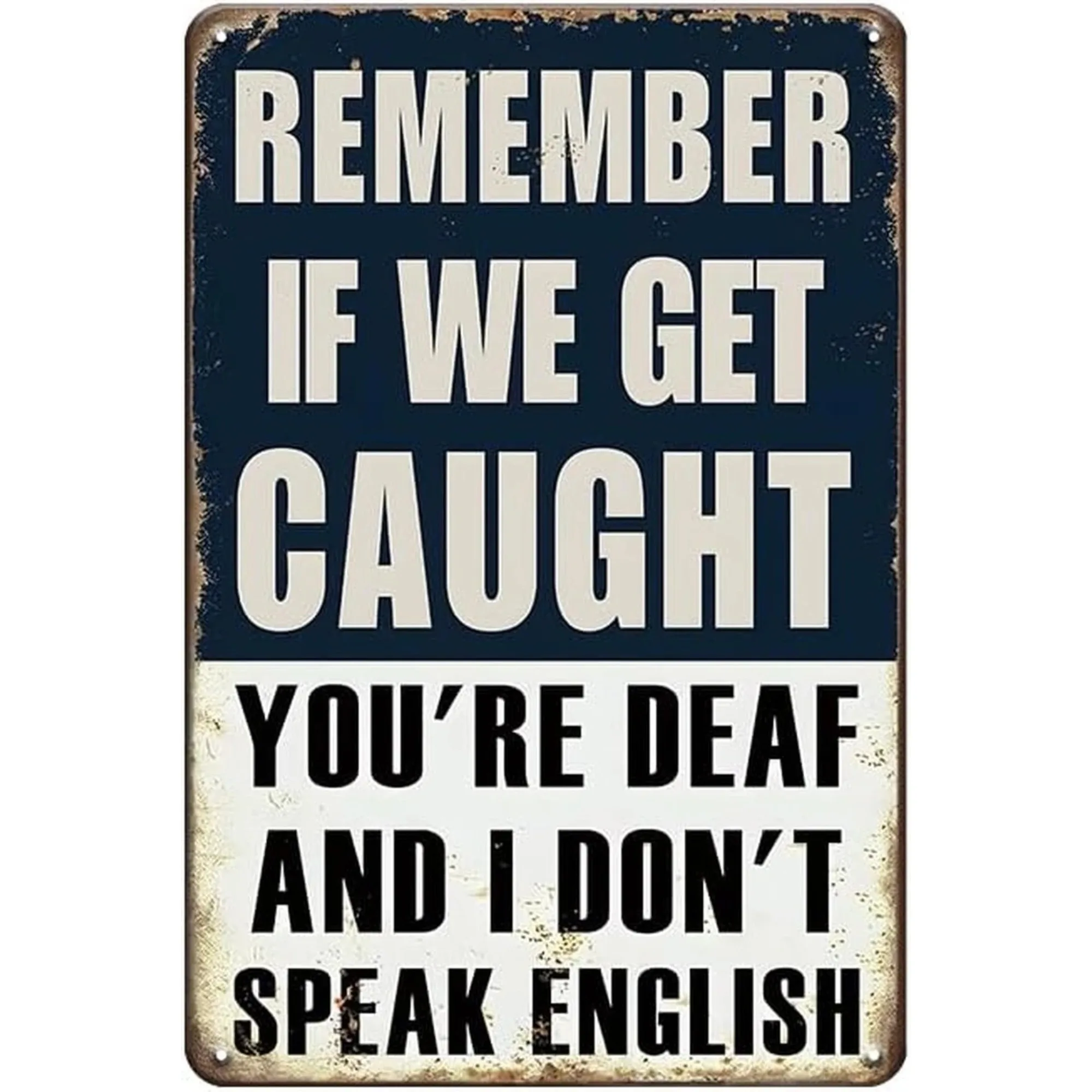 

Vintage Tin Signs for Man Cave Garage - Funny Bar Signs for Home Bar Wall, Metal T1913