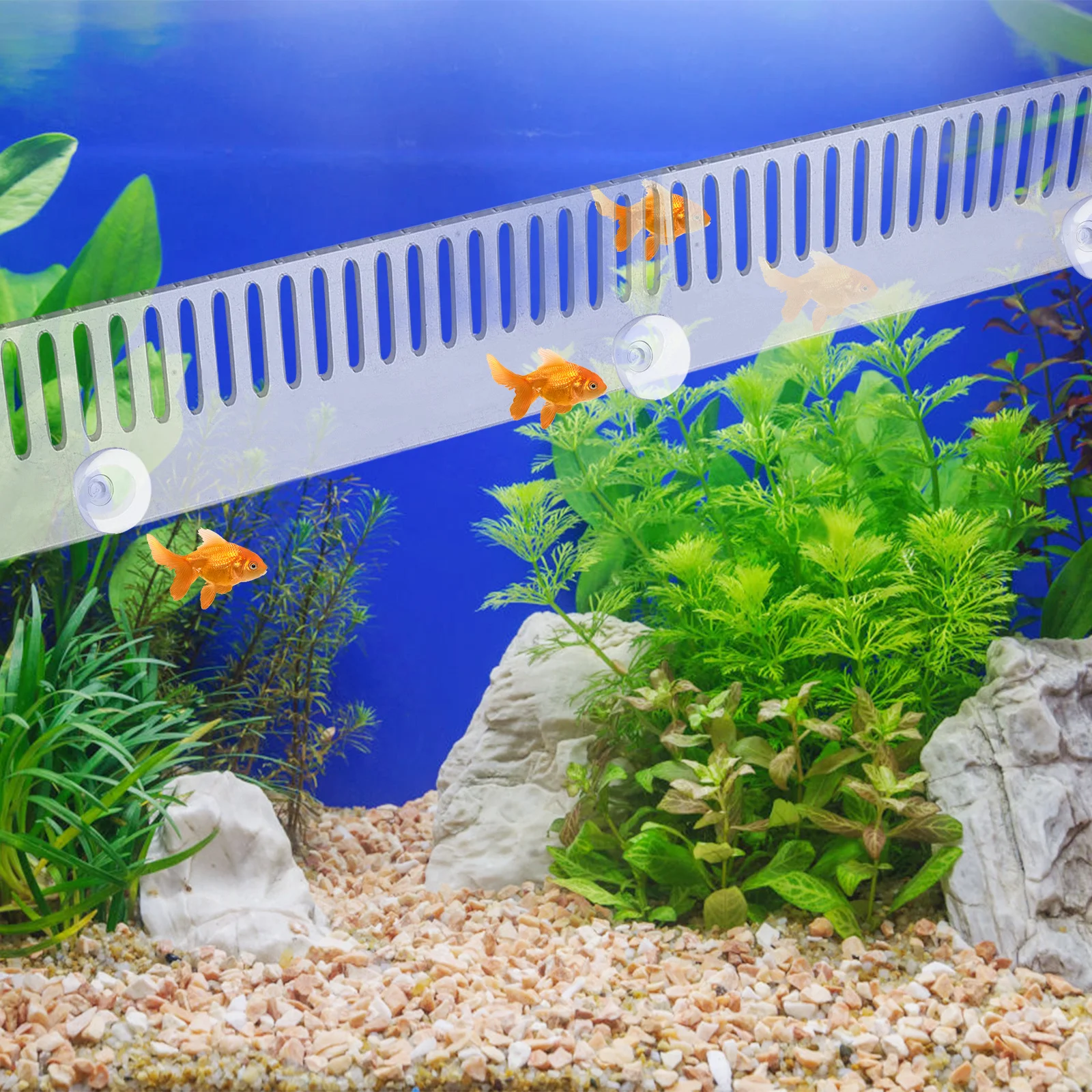 

Fish Tank Abs Plastic Overflow Prevention Comb For Aquarium High Transparency Smooth Edge Avoid Fish Overflow Small