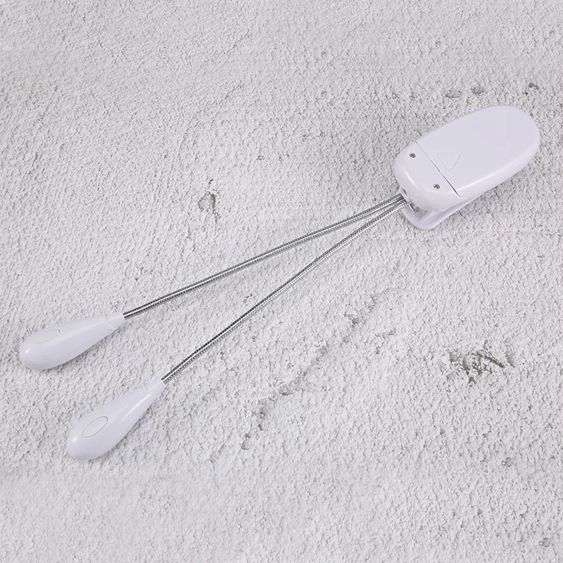 

Подставка для музыки, белая лампа для чтения с питанием от USB и аккумулятора AAA, 4 уровня яркости