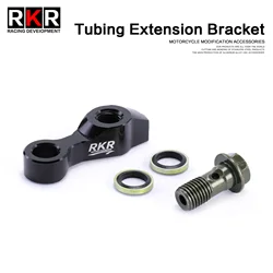 Motorcycle M10*1.25 Universal Hydraulic Brake Fluid Hose Extension Bracket Accessories for Suzuki Kawasaki Honda Yamaha Benda