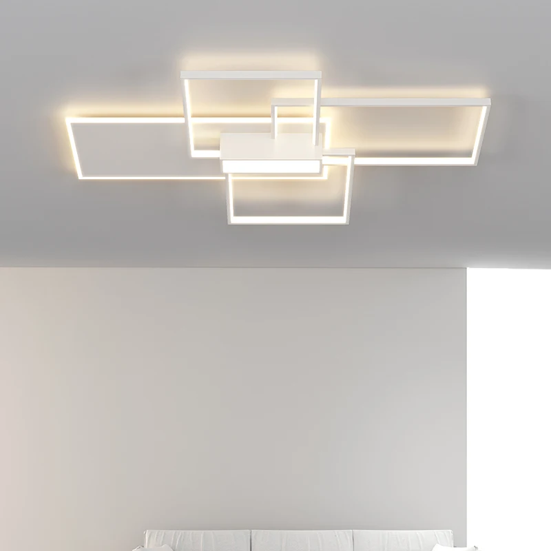 Candelabro Led moderno para sala de estar, luces colgantes para dormitorio con función de Control remoto, iluminación interior para el hogar, lámpara de araña para Decoración