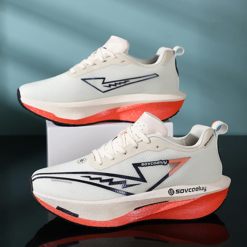 

2025 Hot Selling Professional Soft Mens Womens Sports Shoes Lightweight Cushioned Running Shoes Autumn Rebound Walking Shoes