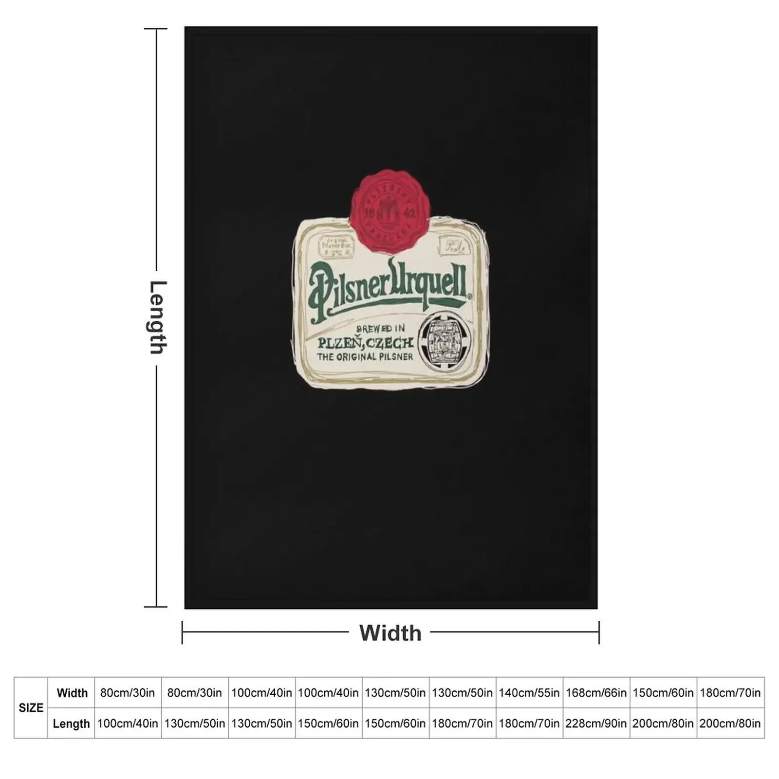 Pilsner Urquell POP Essential T-Shirt Throw Blanket Cute Luxury Brand Blankets