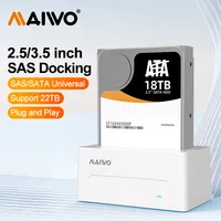 MAIWO SAS Hard Drive Docking Station for 2.5/3.5\