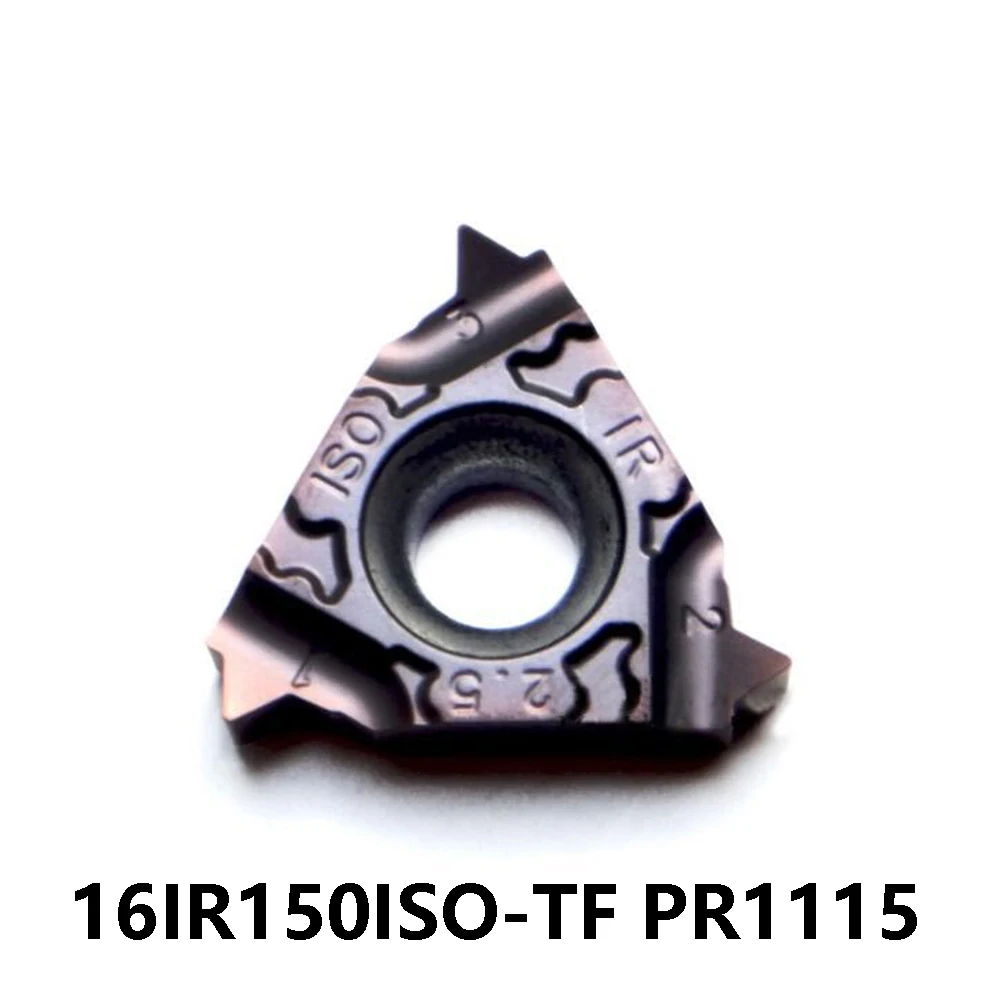 16IR150ISO-TF PR1115 Original 16 IR 16IR 150 ISO 150ISO TF Threading Inserts Carbide Blade CNC Lathe Cutter Turning Tool Machine