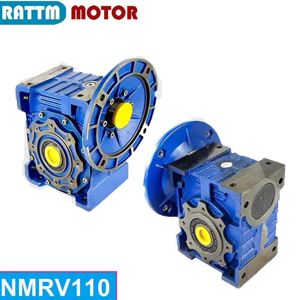 High Torque NMRV110 reducer worm gear gearbox reducer ratio Input 24 28 38mm Output 42mm