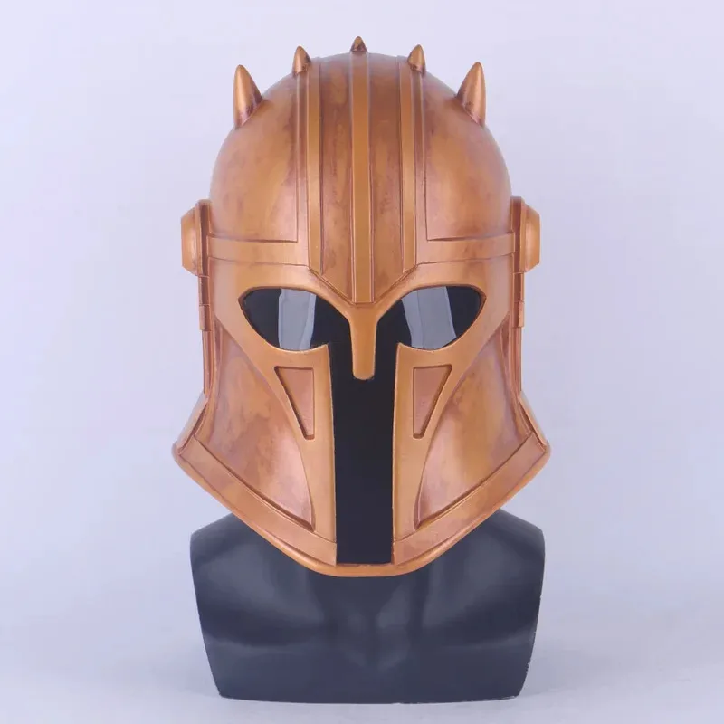 

2025 aaa The Female Mandalorian Armorer Helmets Cosplay Mask Helmet PVC Masks
