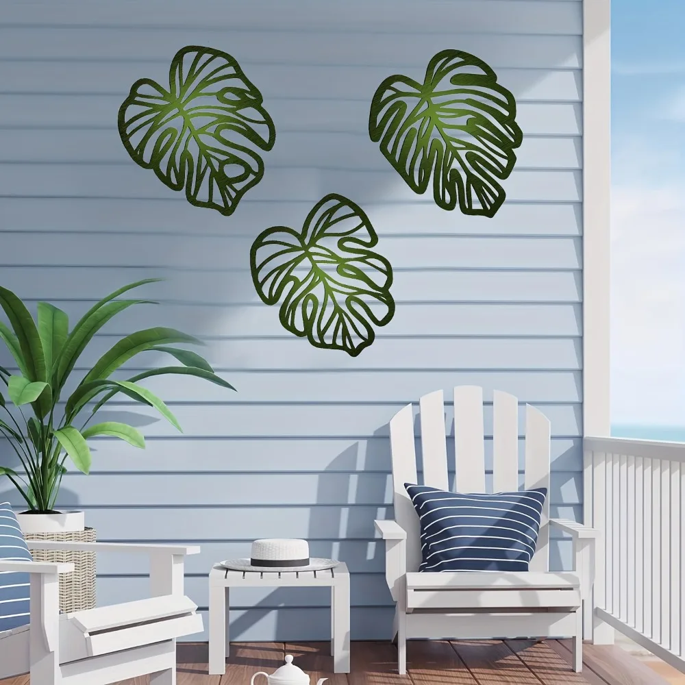 Metal Turtle Leaf Iron Wall Art Indoor Outdoor Farmhouse Decor Perfect Holiday Gift for Home
