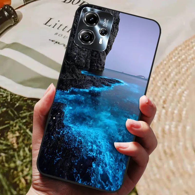 For Motorola Moto G13 G23 Case Cute Cat Wolf Painted Cover Soft Silicone Phone Case For Moto G23 G 13 MotoG13 MotoG23 Back Cover