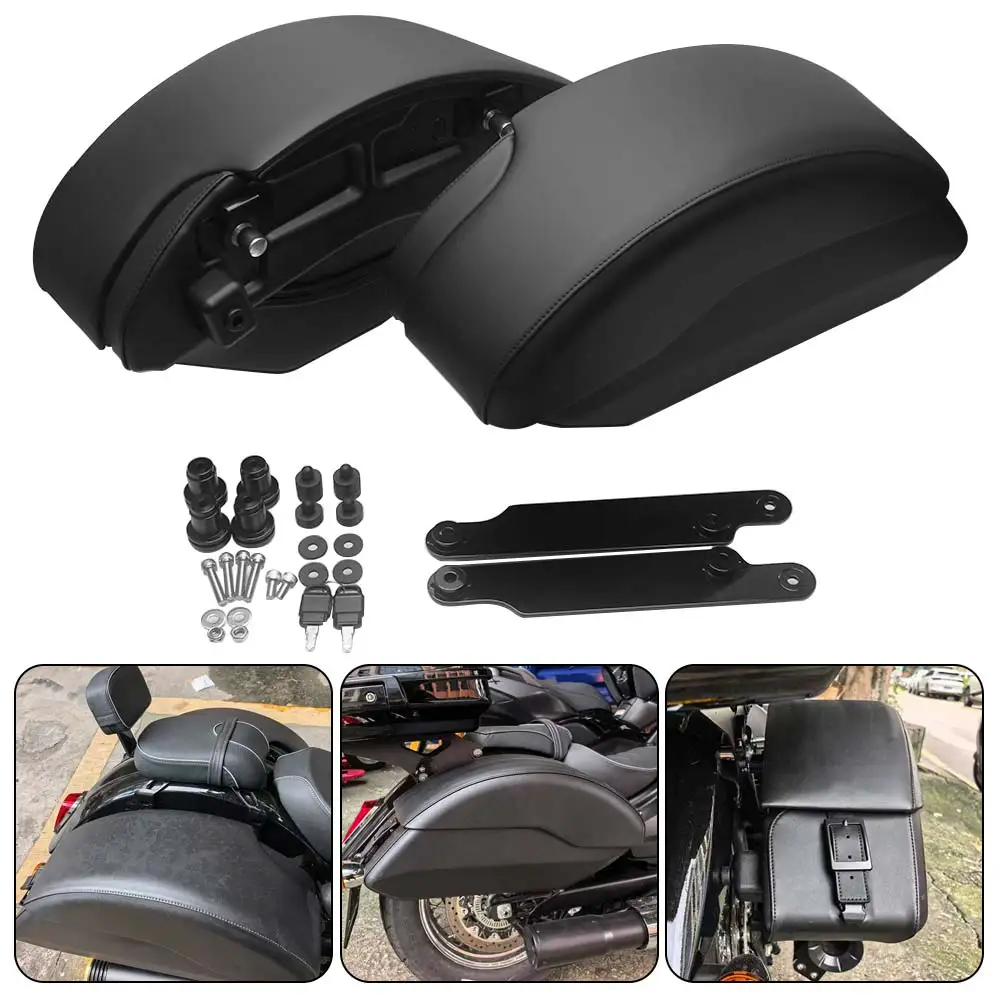 Motorcycle Large Hard Saddlebag Luggage Side Cases For Indian Scout Bobber Classic Sixty Limited Super Sport Scout 101 2025-2026