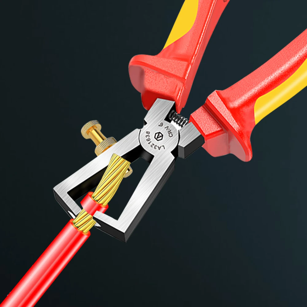 Imagem -06 - Laoa Vde Flat Nose Alicate Wire Stripper Isolados de Alta Temperatura Resistência a Alta Pressão 1000v 6