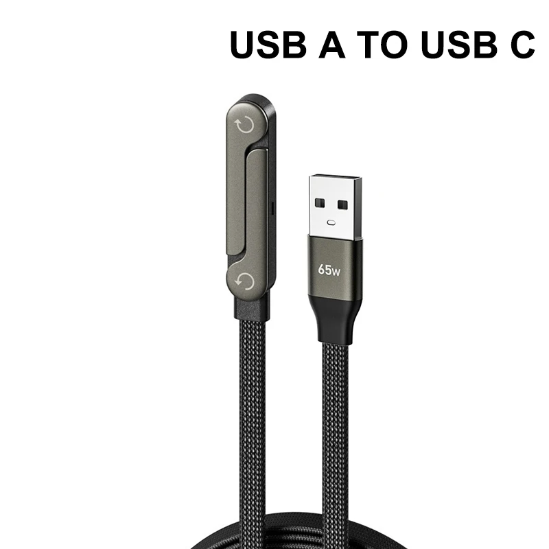 2-in-1 PD 240W Ladekabel mit integriertem Telefonständer, USB-C-auf-C-Schnelllade-Datenkabel für iPhone 17, faltbare Halterung, Typ-C-Kabel