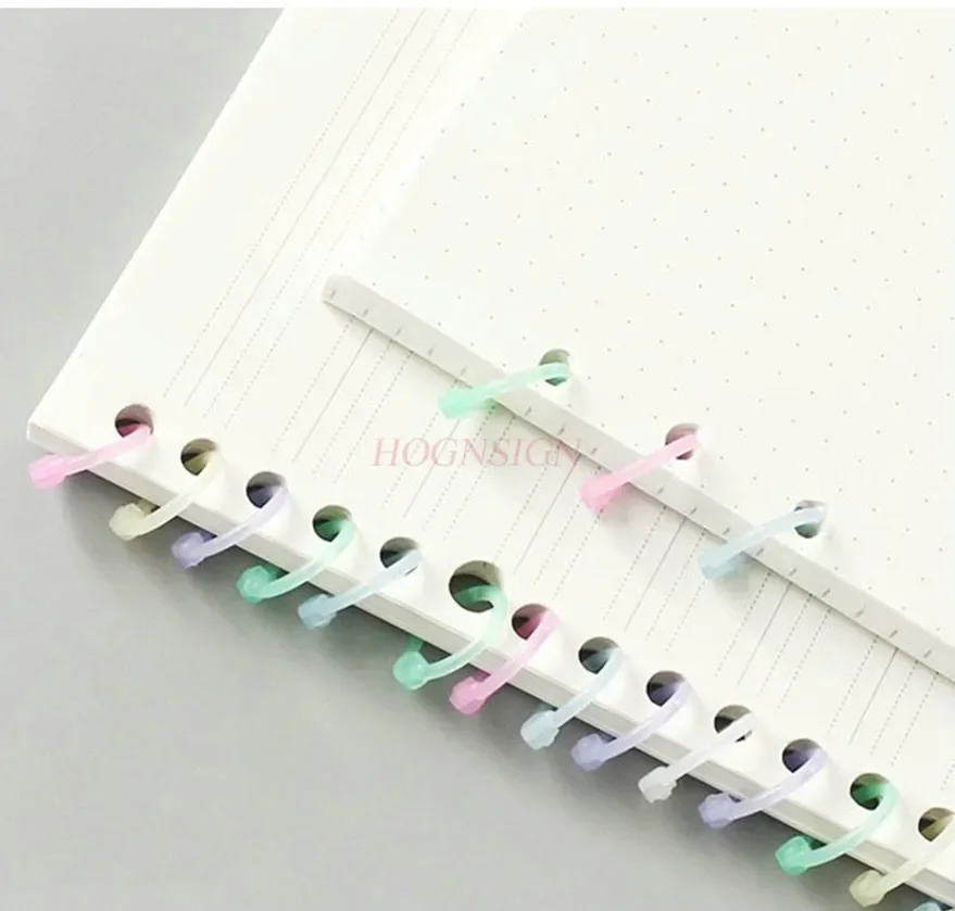 Loose leaf folder ring, loose leaf paper clip ring, fixed clip, card binding ring, punched loose leaf ring ring