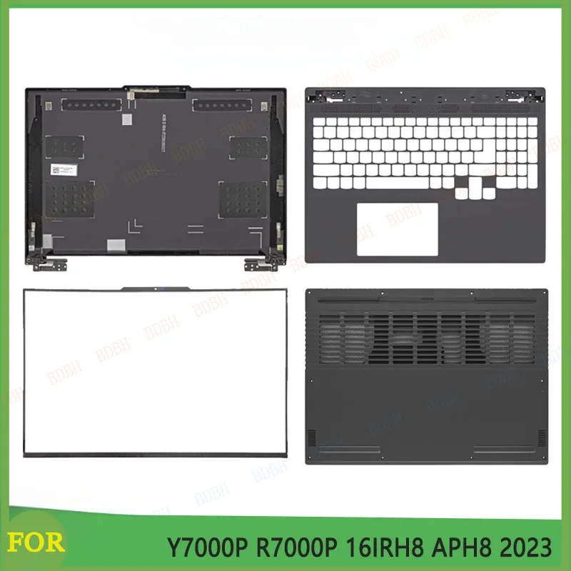 

Запасные части для ноутбуков Legion Slim 5-16IRH8, 5-16APH8, Y7000P, R7000P 2023: задняя крышка LCD, передняя рамка, подставка для рук, нижний корпус.