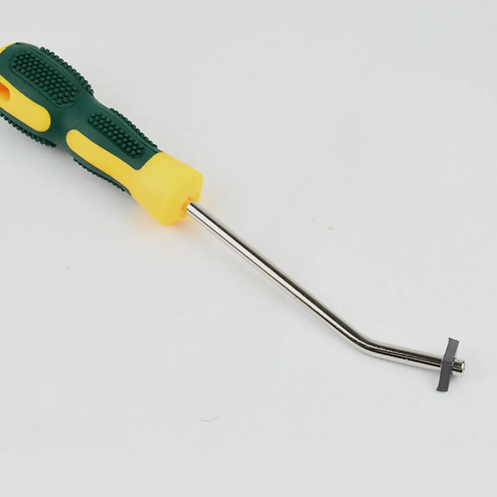 2Pcs Tile Gap Cleaner Heavy Duty Rubber Tungsten Steel Tile Cleaning Device Ergonomic Non-Slip Handle Floor Gap Tool