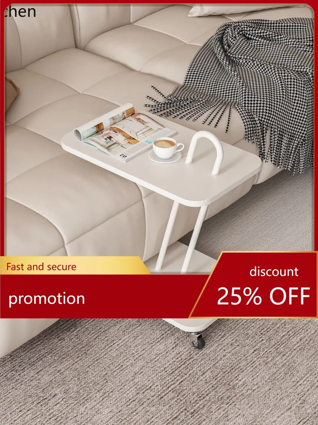 

YFY креативный современный маленький квадратный столик, диван, приставной столик, прикроватная тумбочка для спальни, небольшой столик с колесиками