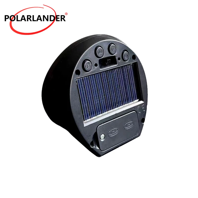 Luminous S77 Car Solar Charging Clock Auto Backlight Month Date Week Thermometer Car Interior Accessories