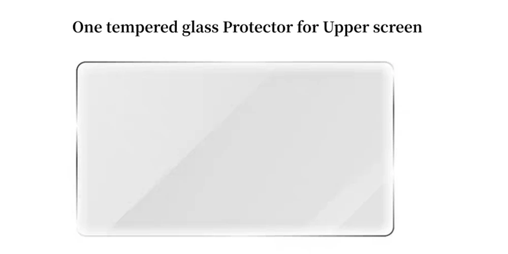 

For AYN THOR Flip Game Console Screen Protector Tempered Glass Scratch-resistant 9H HD Dual Screen Protectors Film