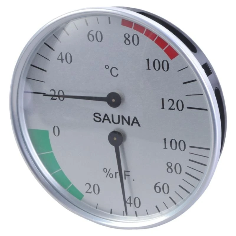 

Measurement Meter Clear Scale Room Thermometers Hygrometer Gauge for Sauna Room A2BB