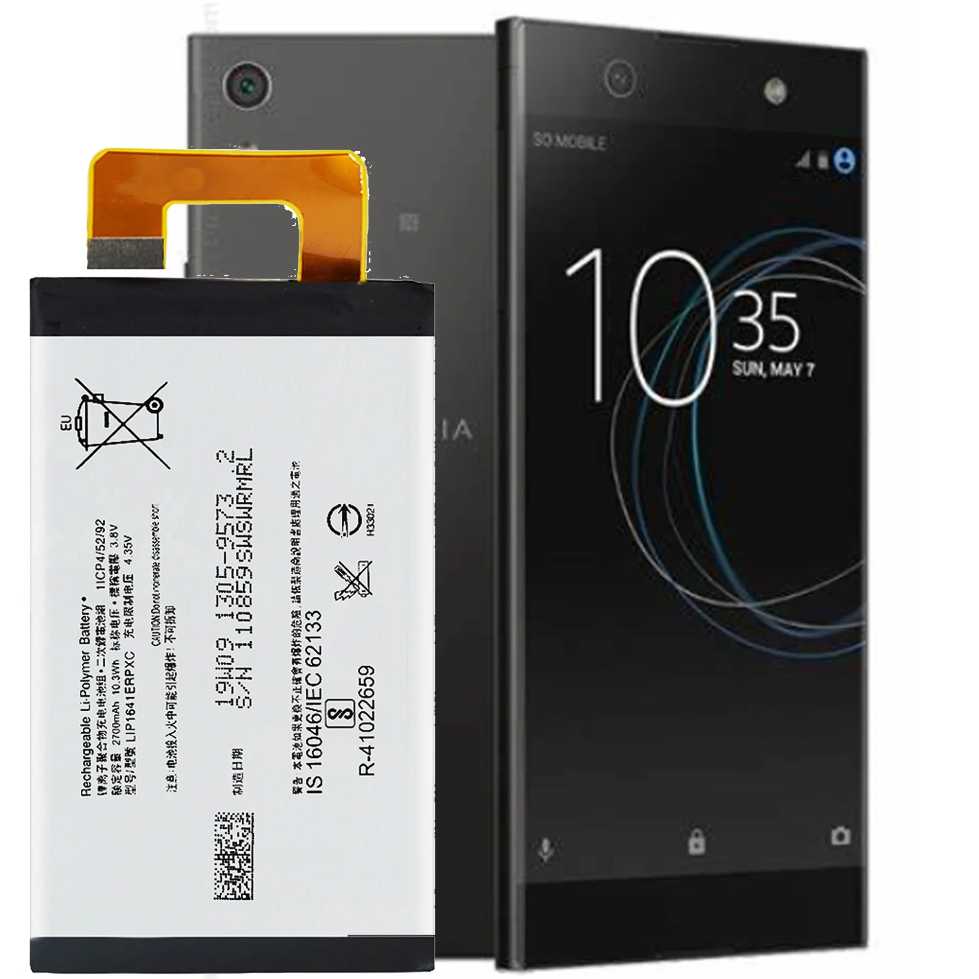 Bateria LIP1641ERPXC do Sony Xperia XA1 Ultra XA1U C7 G3226 część naprawcza oryginalna pojemność baterie do telefonów komórkowych Bateria