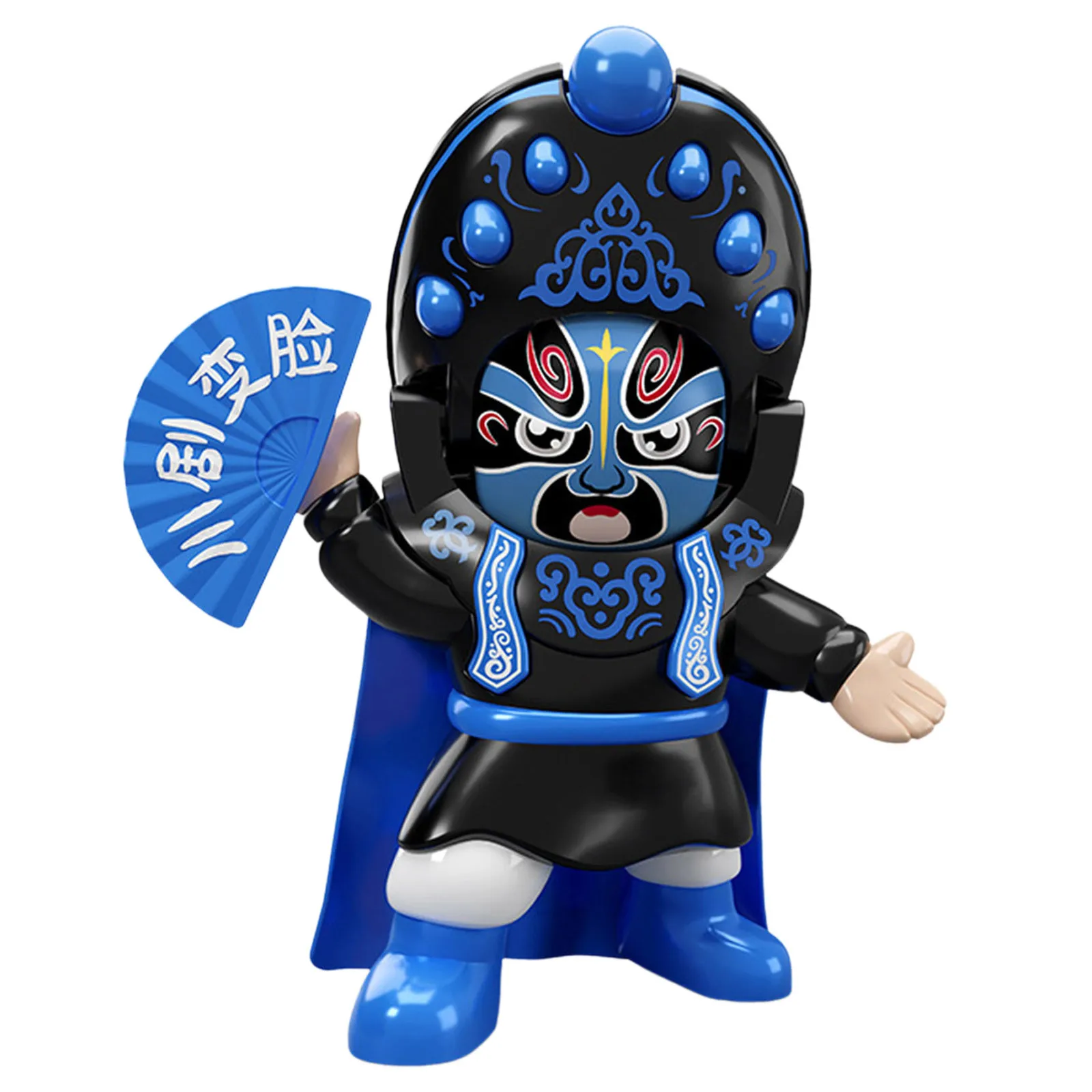 هدية صالة الألعاب الرياضية الخشبية لعام 2025: صندوق هدايا أنيق مع تميمة تغيير وجه أوبرا سيتشوان 4 وجوه قابلة للتحويل بشكل عشوائي #3