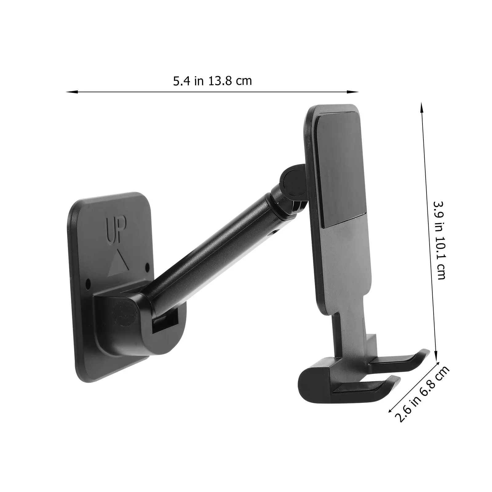 Mobile Phone Wall Mount Adhesive Holder Folding Portable Phone Rack Wall Bracket for Shower Room Decor Home Decor - view 4