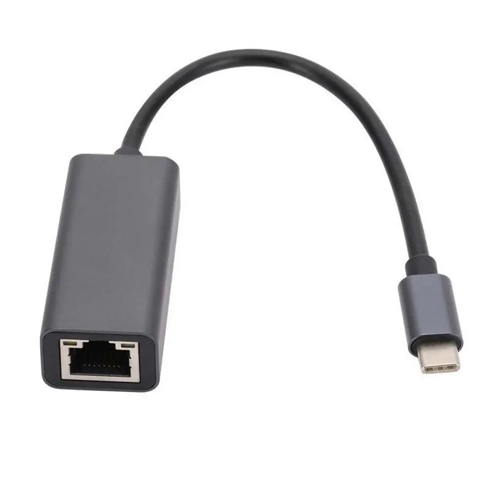 1000 Мбит/с USB 3.1 Gigabit Type C Адаптер USB C HUB Type C Ethernet-адаптер Компьютерные аксессуары Сетевая карта Сетевой адаптер