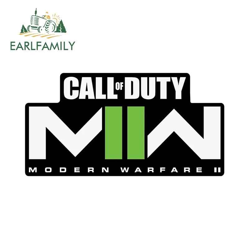 EARLFAMILY 13cm for Call of Duty Different Series FPS Game Logo Car Stickers Waterproof Cartoon Decals Vinyl Car Wrap Creative