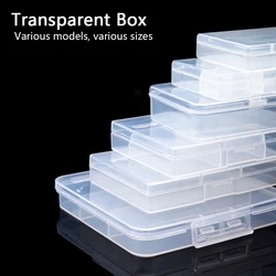 1PC 4 Kind of Portable Fishing Tackle Box Clear PP Plastice Storage Case For Fishing Lures Fish Bait Tools Accessories Pesca