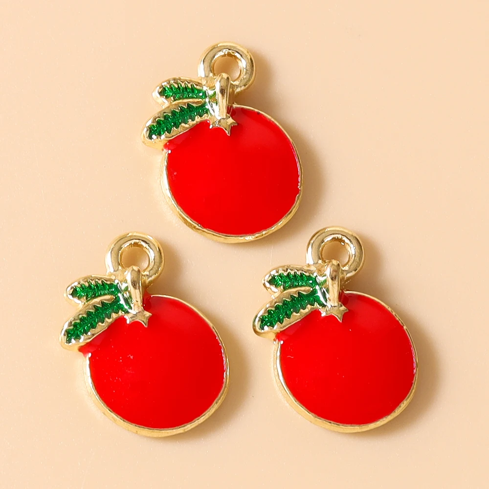 Leslie 20 Stück Niedliche Pitaya-Drachenfrucht-Anhänger für Niedliche Ohrringe, Armbänder, Halsketten, Anhänger, DIY-Schmuckherstellungszubehör – Detail 7