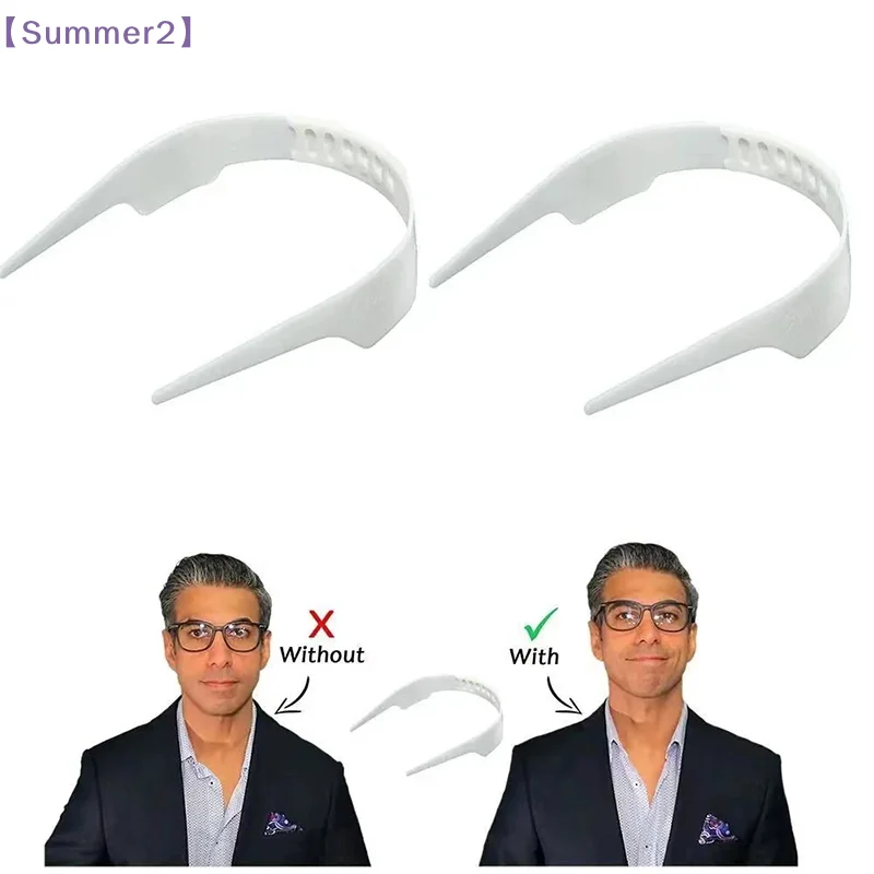 

【Xia2】Adjustable Shirt Collar Support T-Shirt Stand Collar Shaper Shirt Anti-roll Fixed Shaper Collar Stay Bundle Kit{S}