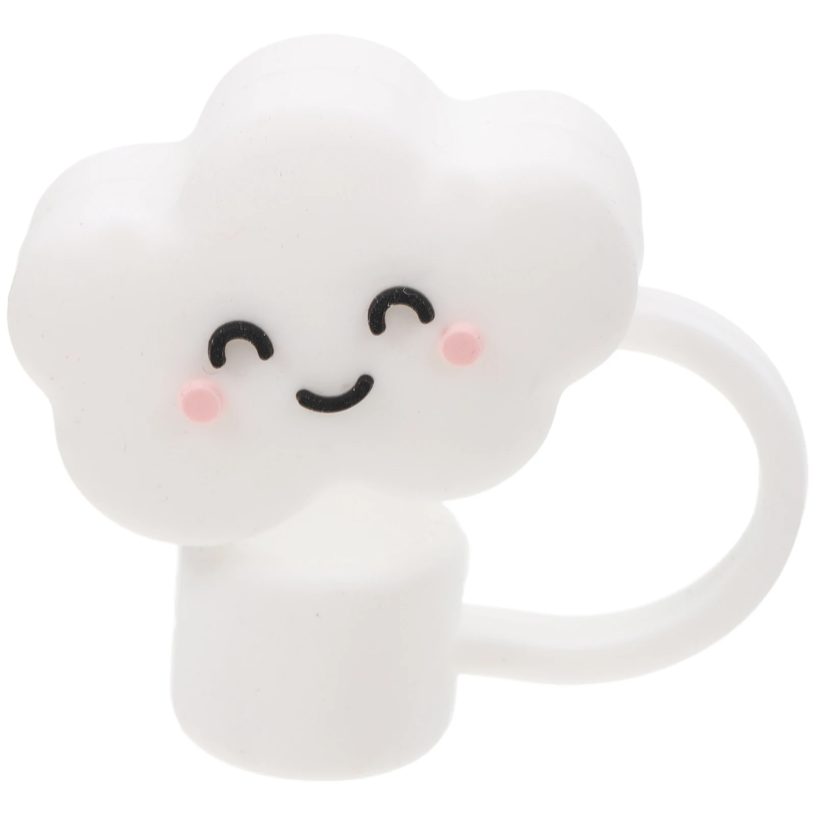 

Straw Cap Cloud Shaped Silicone Protectors Cute Reusable Drinking Toppers Bulk Covers Protective Case Novelties Tumbler
