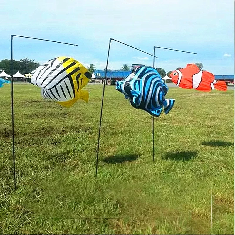 Livraison gratuite prise poisson au sol cerf-volant extérieur puissance kitesurf pendentif planche à voile cerf-volant chaîne cometas cerf-volant pour adultes enfants cerf-volant bobine