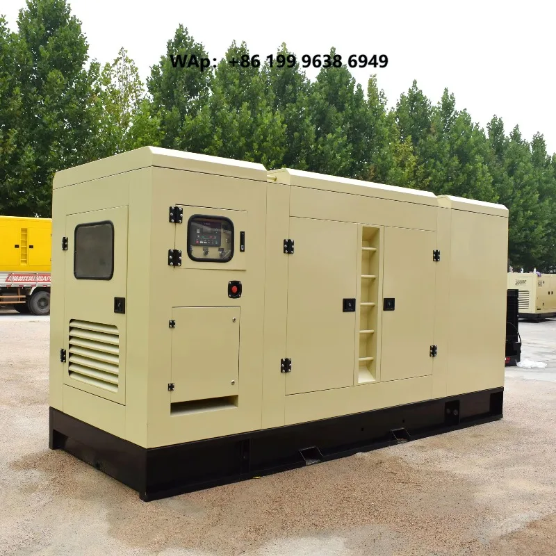 Industrial SDEC 320kw Pure Copper Alternator Silent High Voltage 3P 400kva Generator with  Generator Parts Accessories