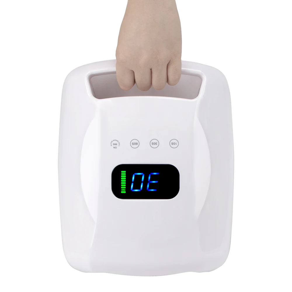 Neue Hochleistungs-LED-UV-Nagellampe mit 96 W, hochwertigem ROT-Licht und einzigartigem Design für den Salon