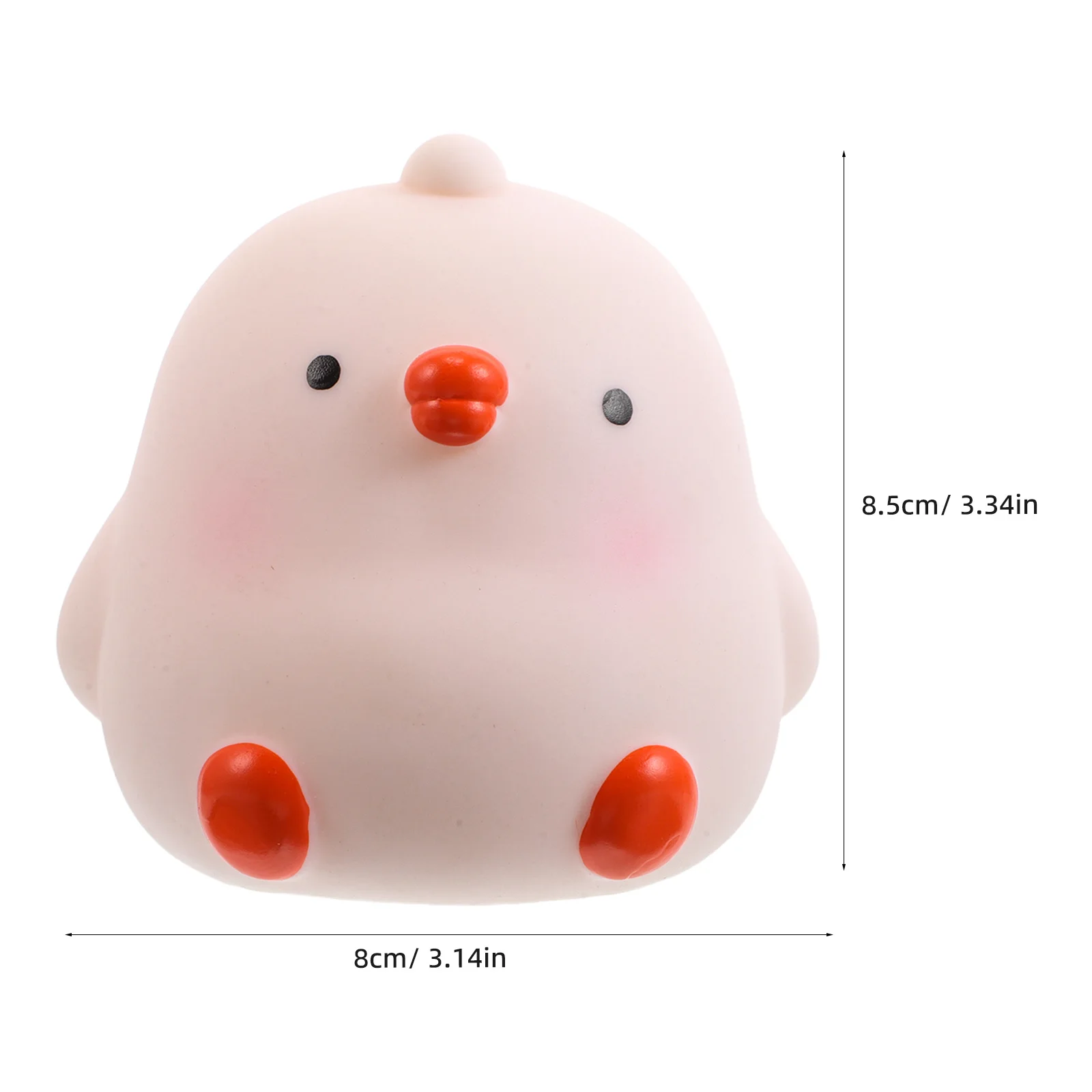 鶏の漫画の貯金箱、子供用貯金箱、壊れないビニール製コインバンク、デスクトップデコレーション、パーティーギフト、ビニール製貯金箱