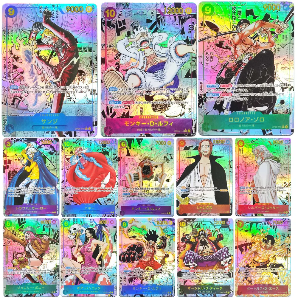 

DIY OPCG ONE PIECE CARD Game Manga Rare Shanks Luffy Zoro Nami Sabo Ace Usopp японская коллекция PTCG аниме карты