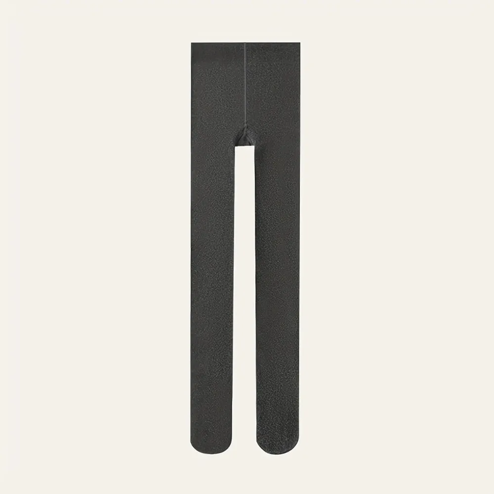 Cotton Elastic High Waist Warm Pressure Tights Breathable Stretchy Pantyhose Machine Washable Vertical Stripe Leggings Spring