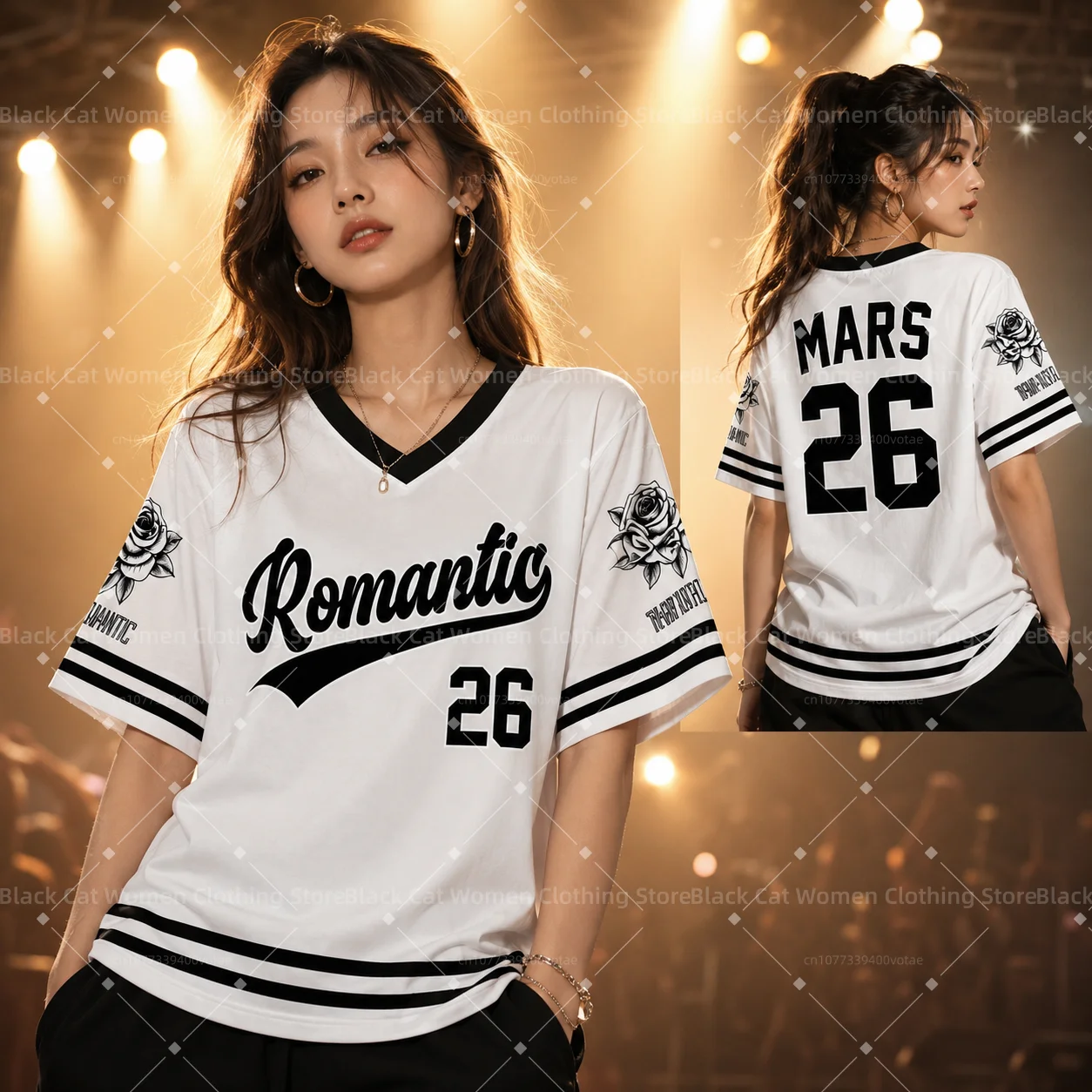 2026 Bruno Mars 24K Hooligans Baseball Jersey Men Women Unisex Short Sleeve Hip Hop Streetwear Tops for Fans Family Matching