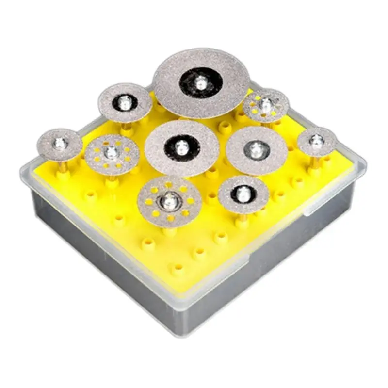 

Набор абразивных насадок A24F-10 шт. для роторного инструмента, шлифовальные насадки-файлы с хвостовиком 3,0 мм