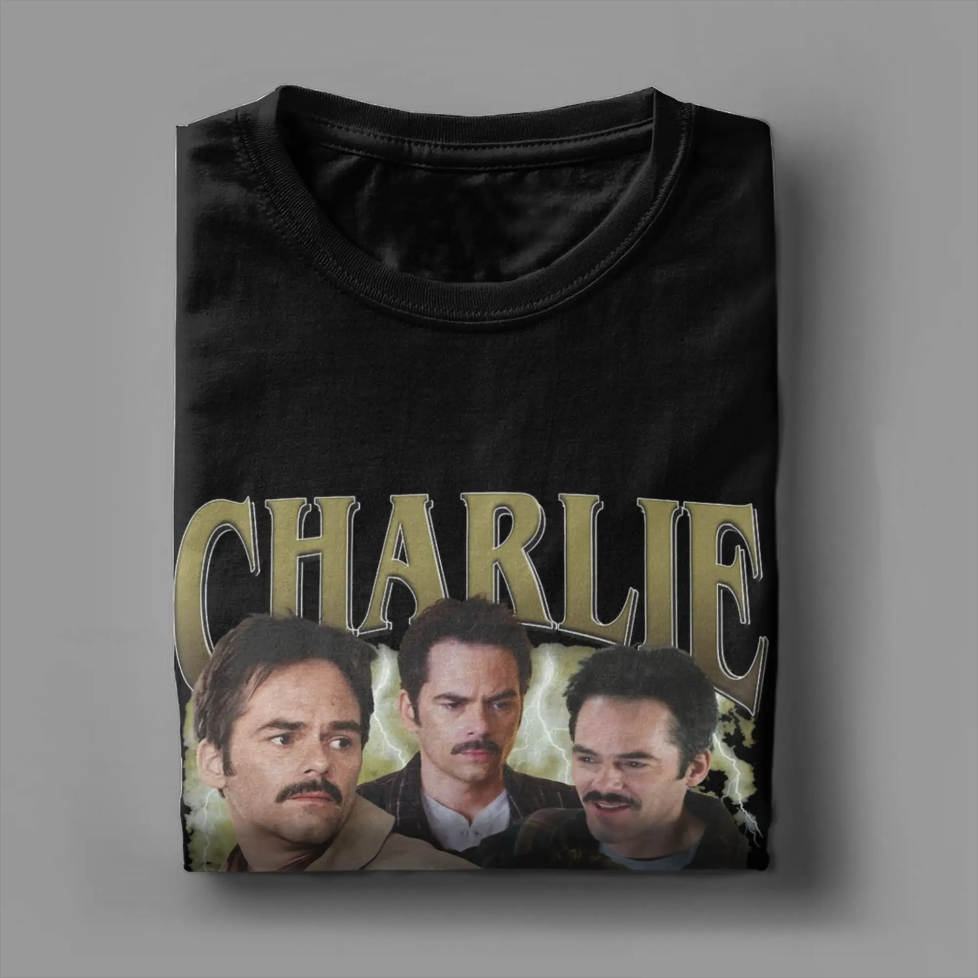 تشارلي سوان توايلايت ساغا بيلي بيرك تي شيرت للرجال قطن تي شيرت Crewneck كم قصير تي شيرت جرافيك ملابس مطبوعة