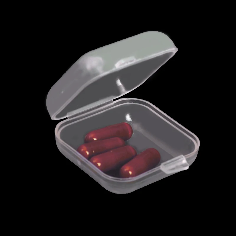 Rectangle Round Square Transparent Plastic Carrying Case For Bead Compartment Adjustable Container Jewelry Storage Box Wholesale