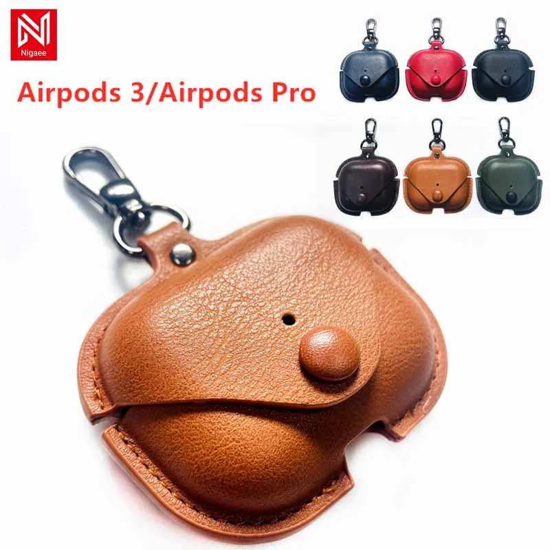 New Leather Cases for Airpods 3 Luxury Protective Earphone Cover Case for Apple Airpods  Airpods Pro 2/3 Case Shockproof Sleeve