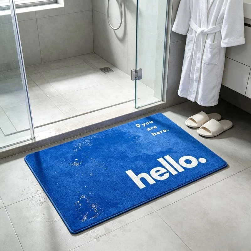 PVC Door Mat Anti-Slip Washable Entrance Rug DIY Cuttable Silk Loop Scraper Mat for Outdoor Indoor Dustproof Home Floor Carpet